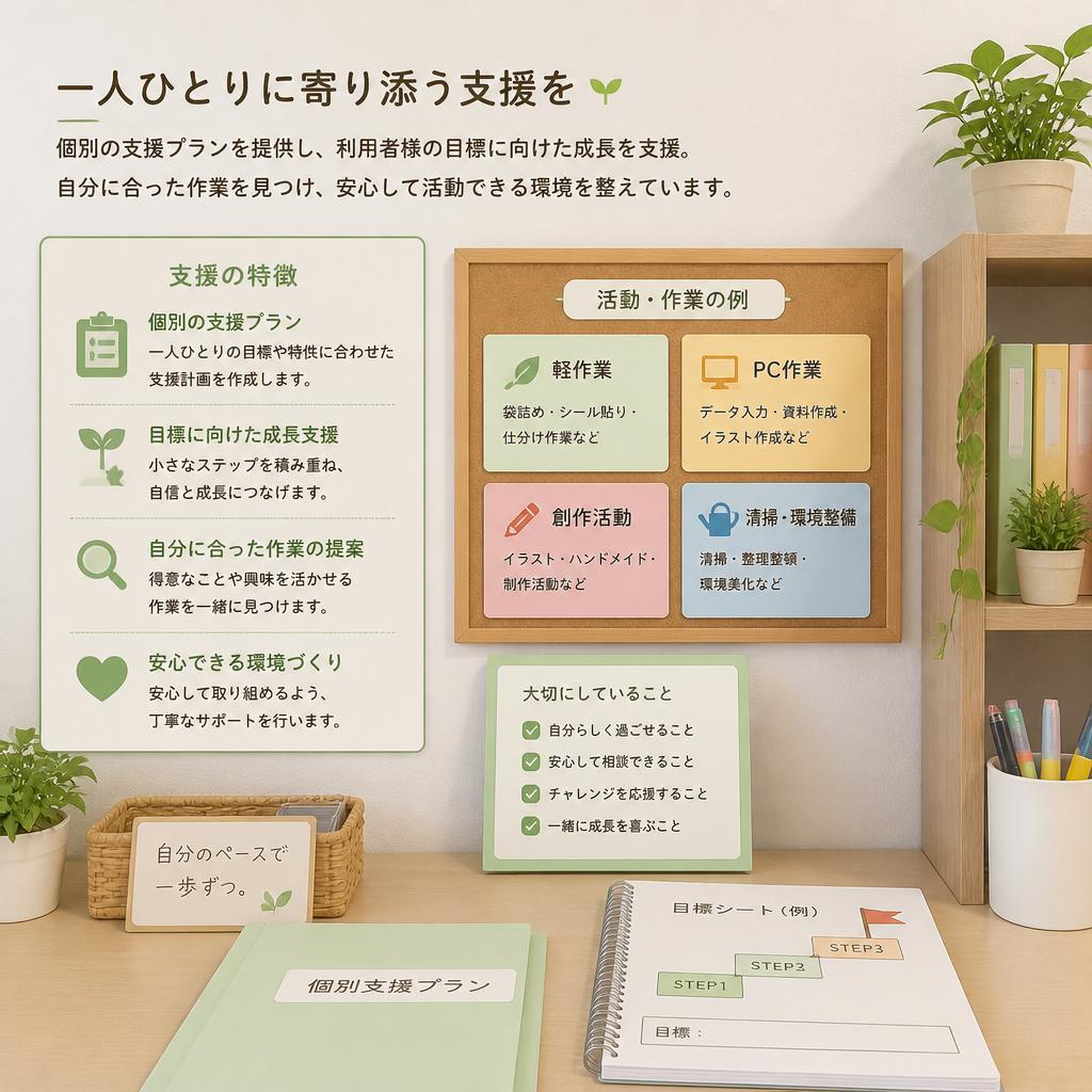 就労支援サービスで自分を見つける